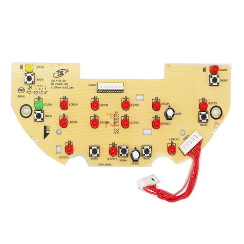 美的电饭煲配件MB-FD409 YH4069电路板显示板控制板灯板按键板6线