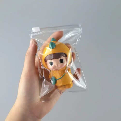 泡泡popmart玛特透明公仔防尘袋