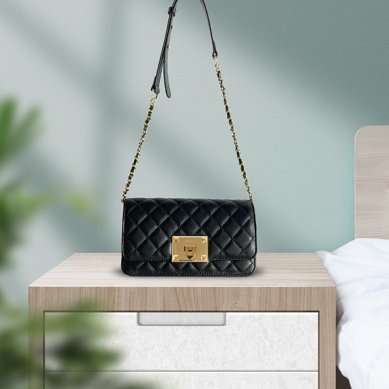 复古斜挎迷你小方包头层牛皮2022最新款手提休闲小香夏季单肩女包