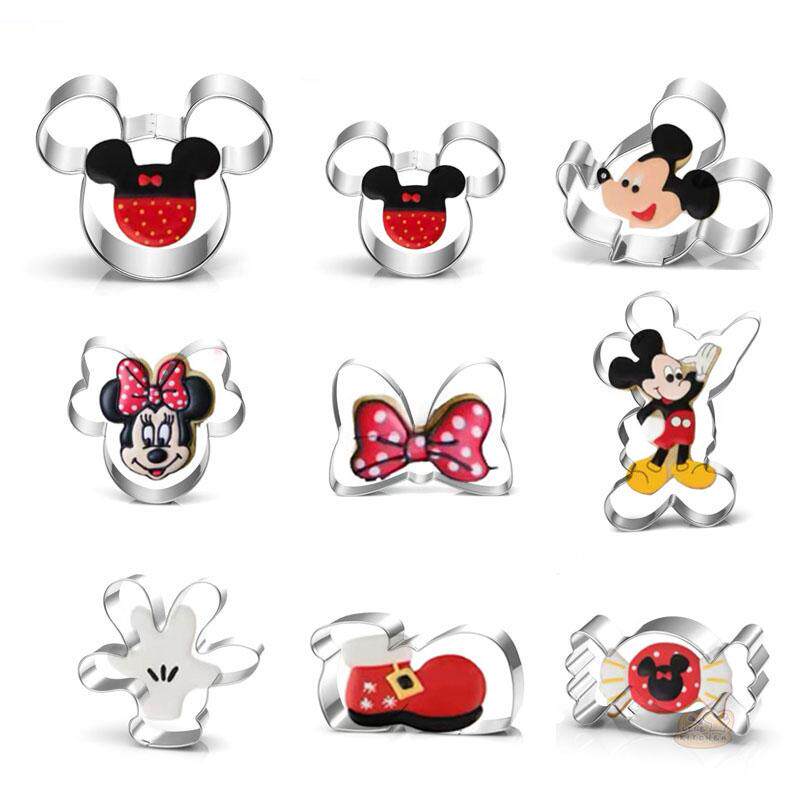 不锈钢卡通动物米奇米妮翻糖蛋糕切模宝宝辅食面食工具烘焙水果切