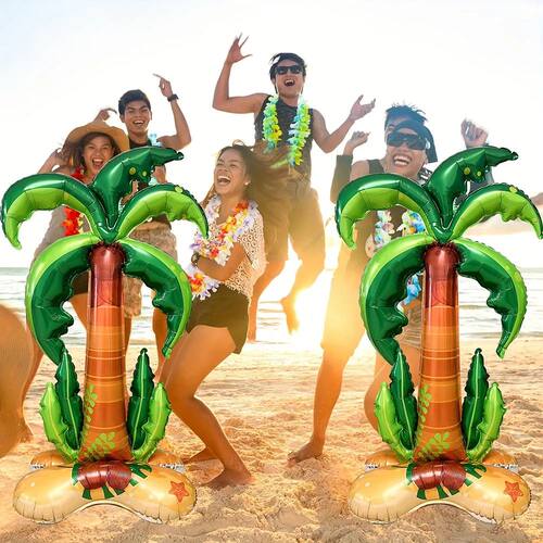 1/2pcs Green Coconut Tree Balloon Giant Inflatable Palm Tree