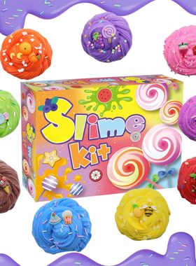 Kids Slime Kit DIY Stretchy Sensory Play Creative Craft Set