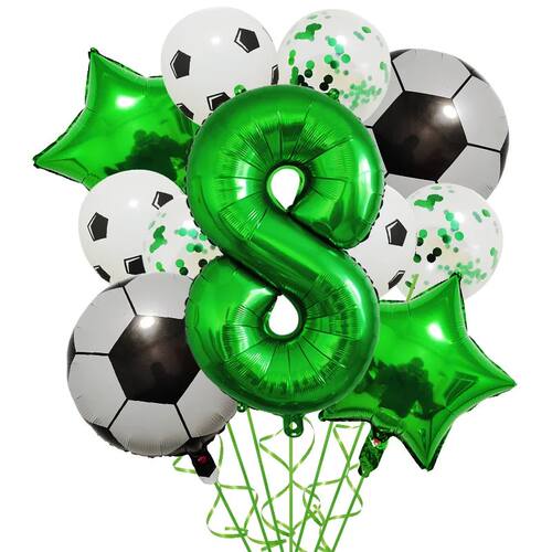 1 Set Helium Foil Globos Football Balloons Birthday Party De