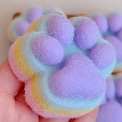 Soft Cat Paw Taba Squishy Fidget Toy Cute Cat Paws Squeeze T
