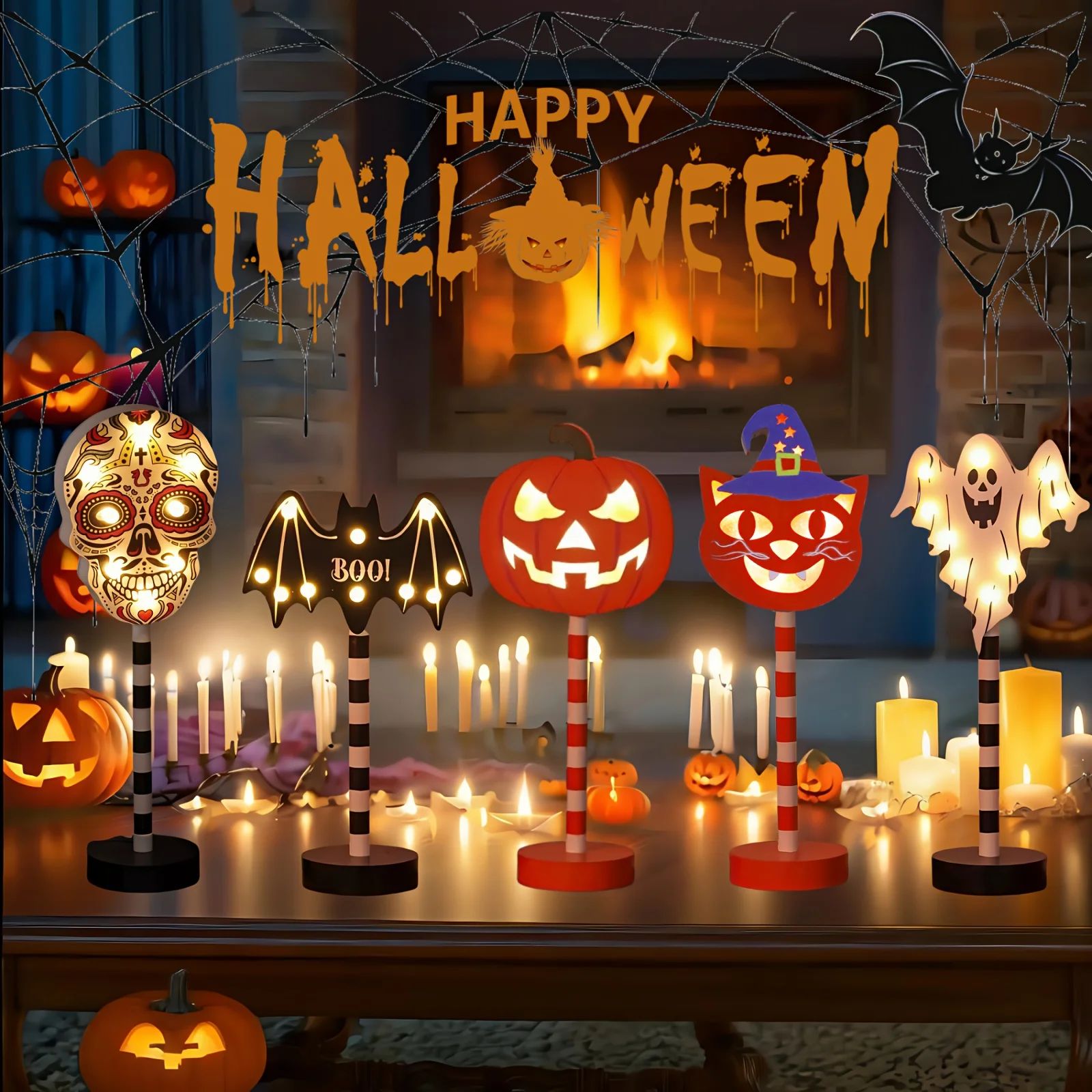 Halloween Ghost Festival Design Nnight Light Detachable LED
