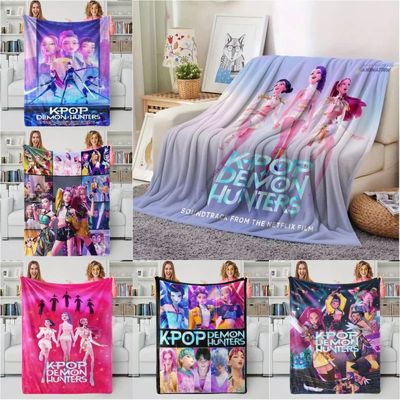 31 Styles K-Pop Demon Hunters Blanket Hot Anime Flannel Blan