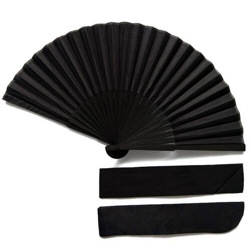 Black Hand Fan Vintage Folding Fans Wedding Party Favor Supp