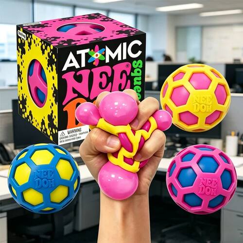 NeeDoh Squishy Schylling Atomic Stress Relief Ball Squishies