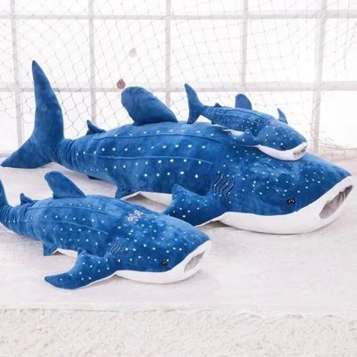 Large Whale Shark Body Pillow Long Cute Fish Stuffed Doll So