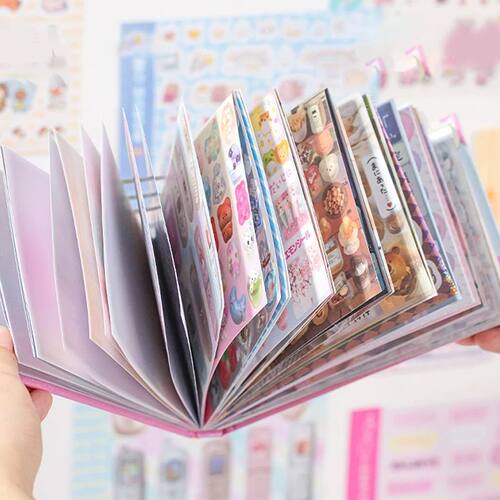 Mr. Paper，72 Sheets/bookCute Cartoon Good Mood Maker Cut Fi
