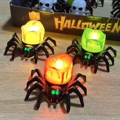 Halloween Pumpkin Lamp Funny Candle Lamp Atmosphere Holiday