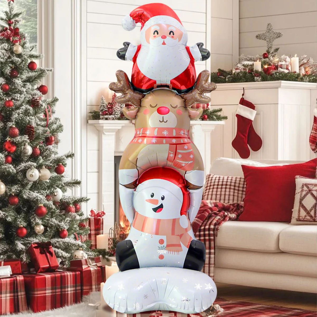 1pc Standing Christmas Stacker, Merry Christmas, Themed Part