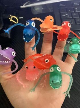50/20PCS Dinosaur Finger Puppet Funny Small Toys Weird Stuff