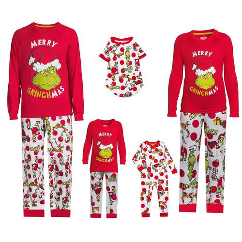 Christmas Pyjamas Christmas Family Home Parent-child Suit Pr