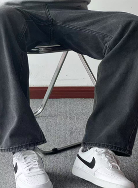 Nike耐克男鞋COURT VISION简版空军休闲运动鞋黑白板鞋DH2987-101