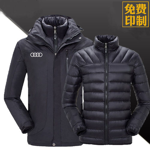 冬季羽绒防寒服印字冲锋衣定制