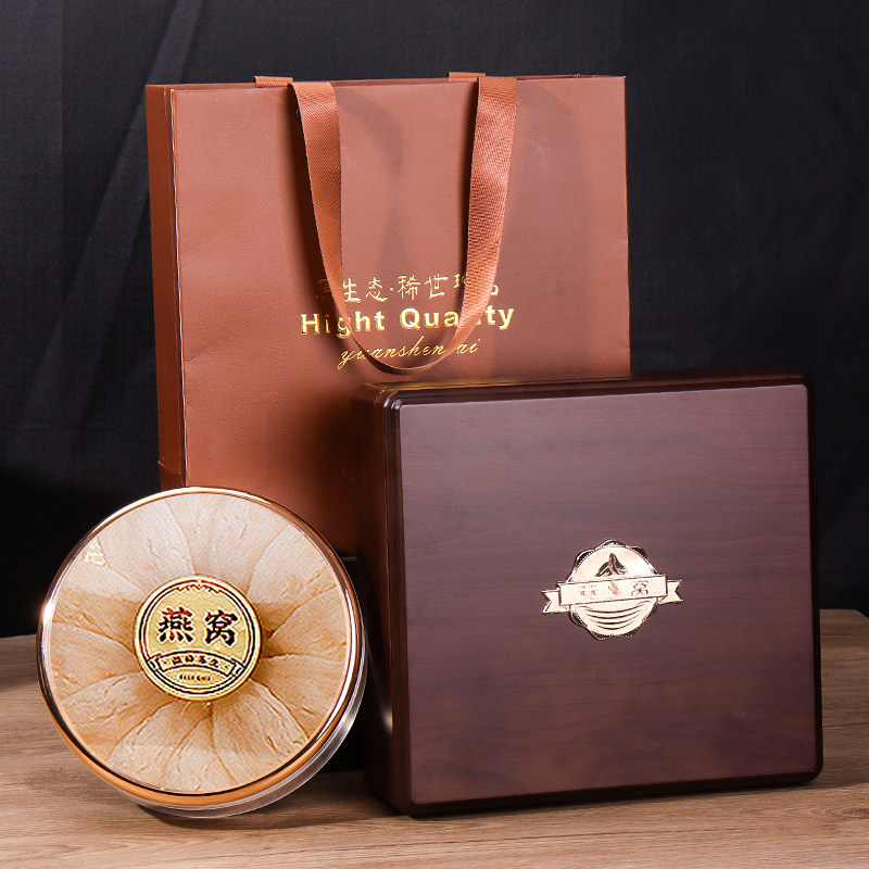 250g100g虫草燕窝刺参海参高档木盒送礼包装礼品盒子