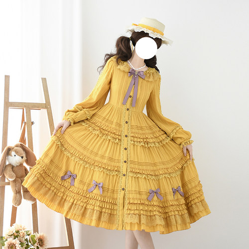 cla段段重工复古森系lolita洋装