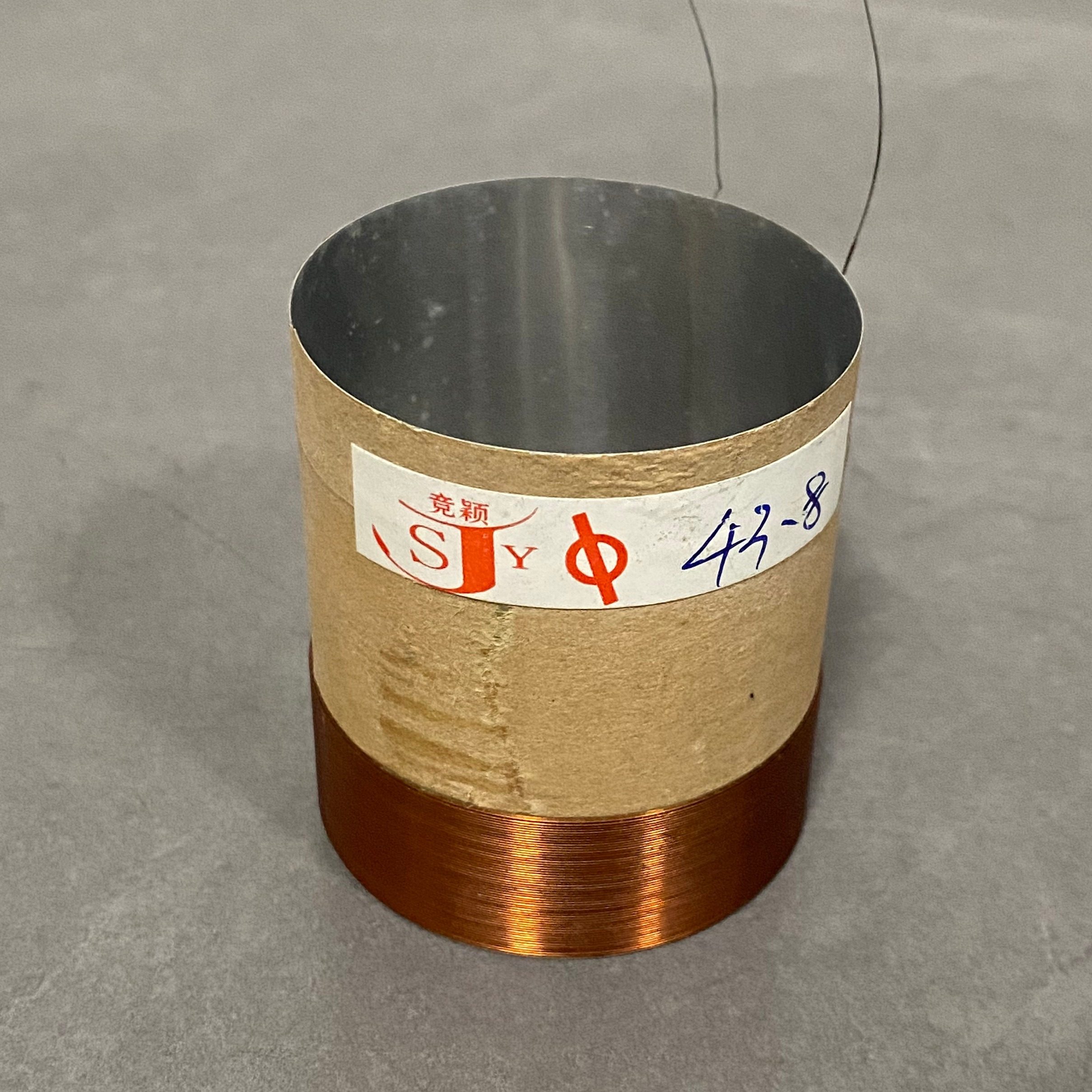 44芯低音音圈 圆铜线  内径43.8mm芯白铝ASV低音圈 喇叭维修配件