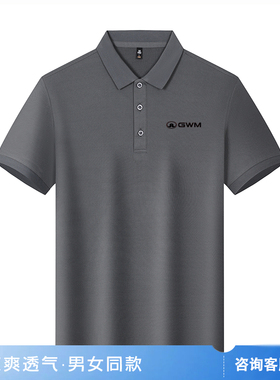 新款长城汽车4S店工作服短袖定制灰色POLO衫哈弗坦克魏派售前T恤