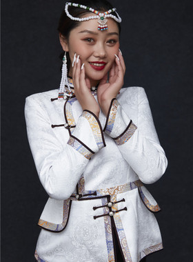 蒙古族舞蹈演出头饰耳环少数民族蒙古舞发饰蒙古袍配饰女新品推荐