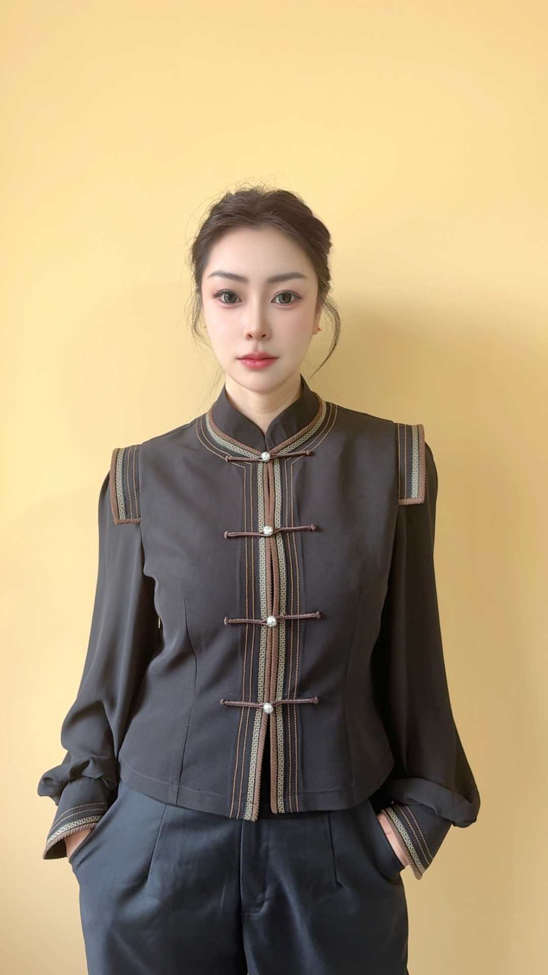 蒙古服饰上衣女款新款民族风
