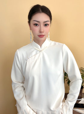 蒙古服饰女士衬衣打底小衫