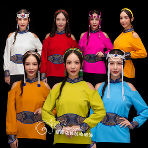 民族风女士日常装蒙古袍新品