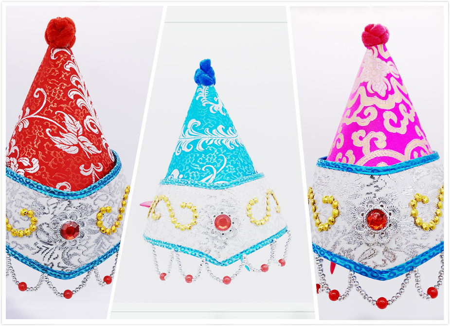 舞台表演蒙古帽子儿童民族风