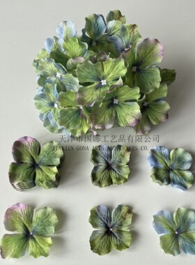 3D打印绣球花瓣diy发饰发夹头饰