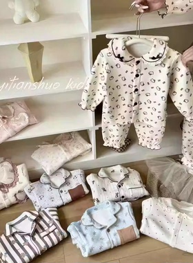 【蛋卷妈】亲子装 | 羊毛蚕丝加厚睡衣25744