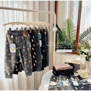 鹿儿岛 25093 600g 羊绒般贴双层保暖棉裤 AKC 拍一发二