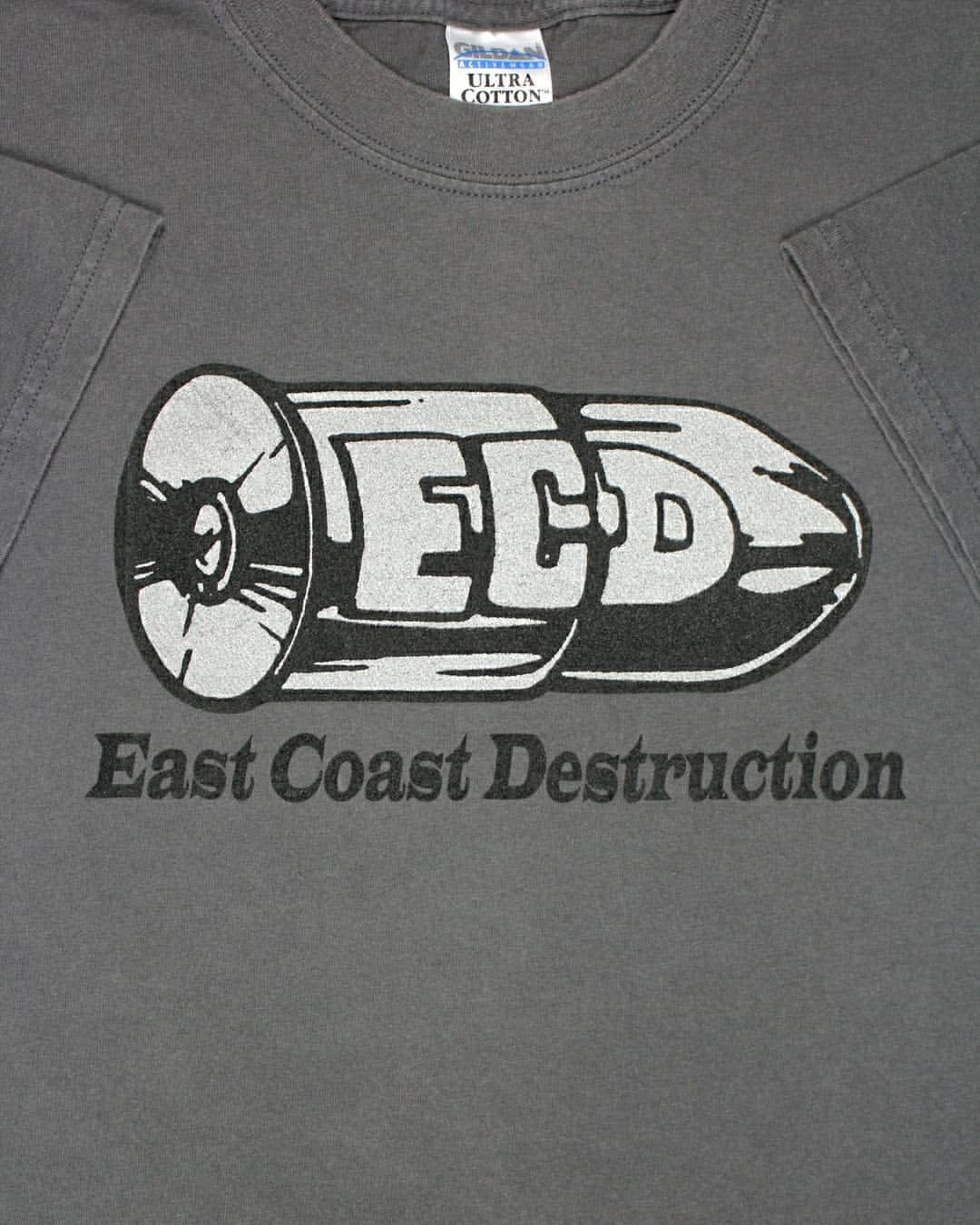 EAST COAST DESTRUCTION欧美潮牌ECD字母印花短袖T恤男ins爆款tee-封面