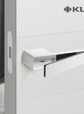 KLC门锁室内卧室房门锁意式极简磁吸静音门锁隐藏钥匙门把手锁具