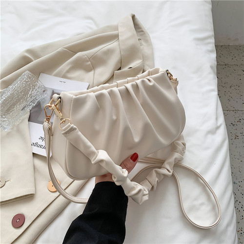 包包女褶皱小众云朵包褶皱小众