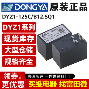 B12.SQ1 原装 125C DYZ1 双稳态磁保持继电器 东亚