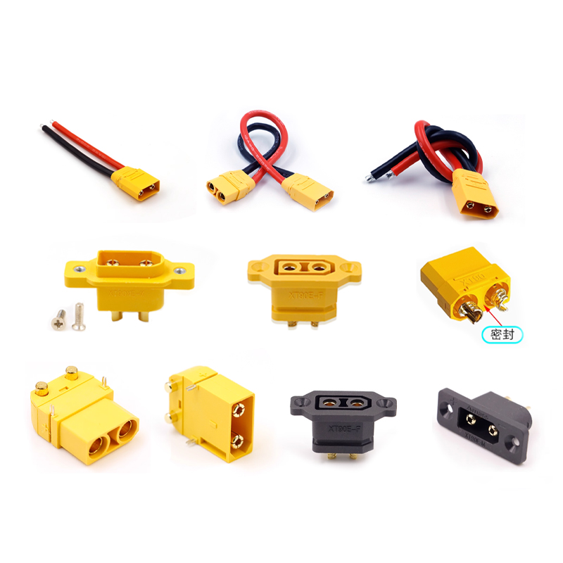 XT90系列大电流航模插头XT90H/S/E/PB/PW/HW-M F