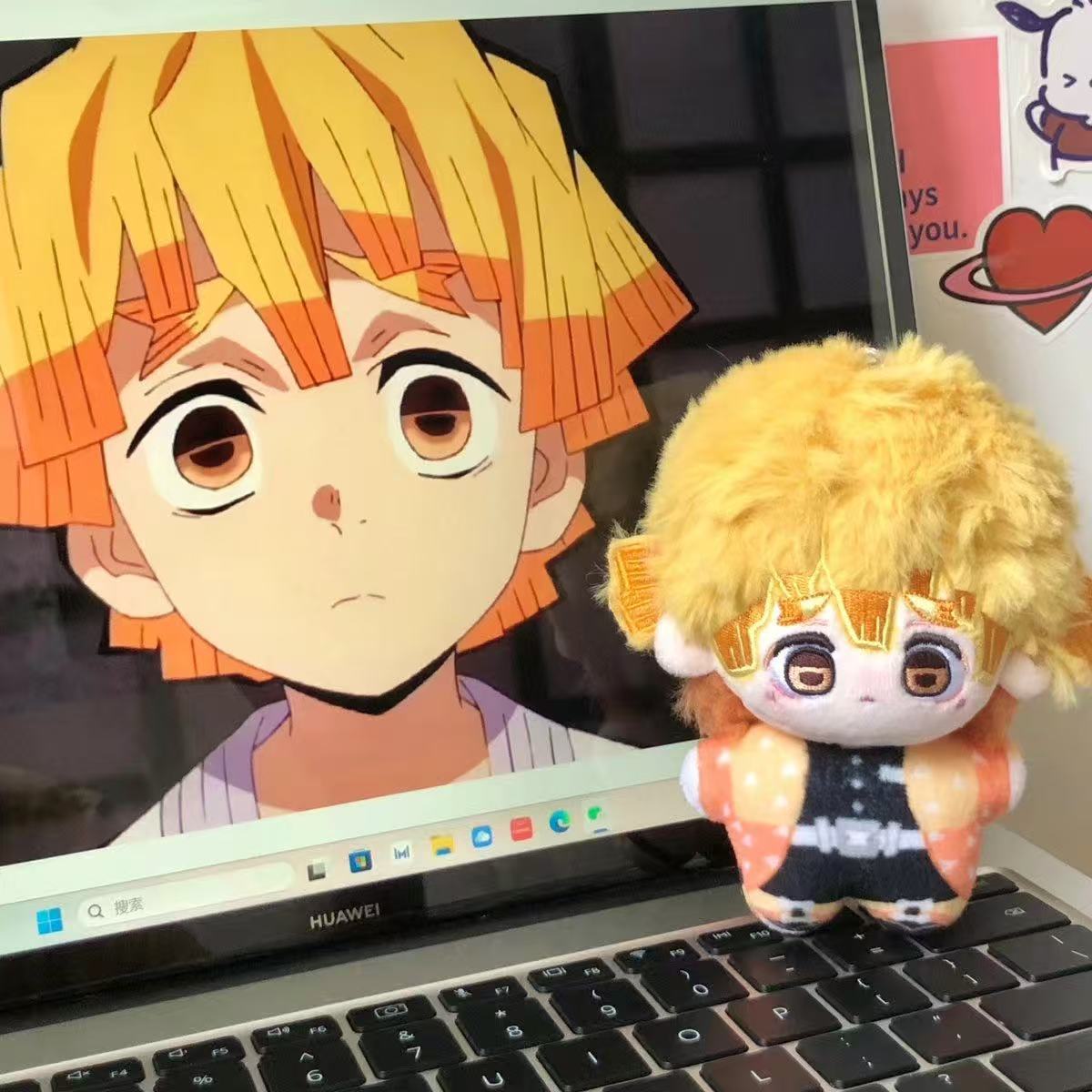 鬼灭之刃玩偶啾啾我妻善逸