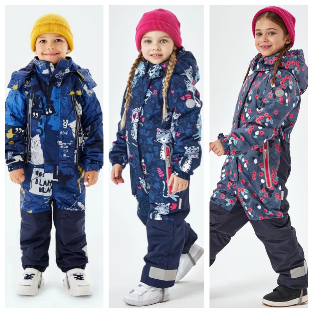 出口俄罗斯高端户外儿童加厚滑雪连身衣/爬服/哈衣