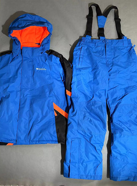 户外加拿大品牌MOUNTAIN WAREHOUSE男女童加厚防风防水滑雪服套装
