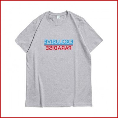 Short sleeve twice teenage girl with peach taste-jersey couple well T-shirt normal beating pure cotton male and female substitute