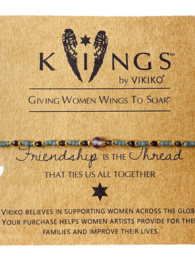 VIKIKO正版开端赵今麦同款手链【永恒爱情】宝石女紫水晶珠串首饰