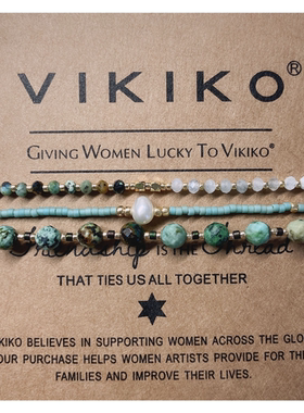 绿松石vikiko串珠小清新女生