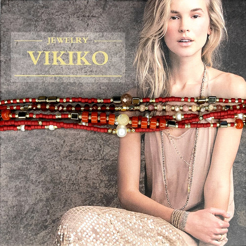 vikiko红纹石闺蜜礼物手链绳