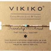 VIKIKO 素细小手链女生简约可爱手绳礼物 幸运 天然天河石元