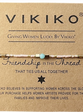 VIKIKO【幸运】天然天河石元素细小手链女生简约可爱手绳礼物