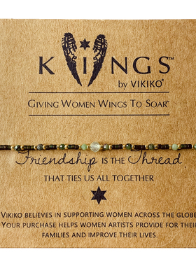 VIKIKO考研好运串珠天然红绿宝晶葡萄石小众ins珠串女生细小手链