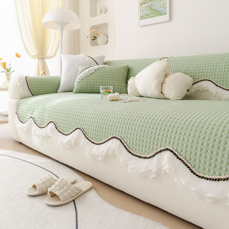 小清新夏季冰丝沙发垫2026新款夏天凉感固定防滑直排凉席皮坐垫布,居家布艺,沙发垫,淘宝优惠券,粉丝福利购,淘宝优惠卷