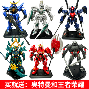 森宝积木模寿先祖效应甲斐之虎梵天丸武城侯盲盒积木湖中骑士模型