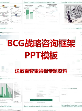 MBB麦肯锡McKinsey波士顿BCG项目PWC投行战略咨询公司PPT高级模板